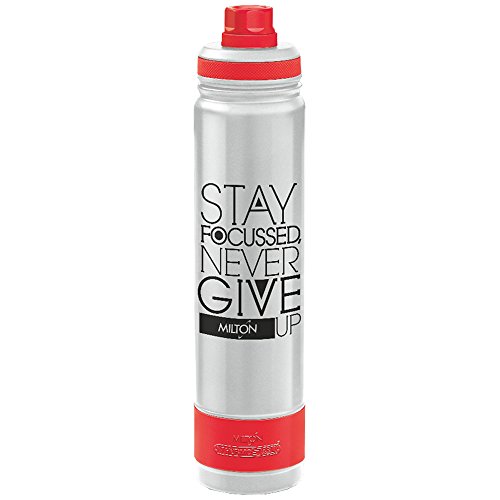 Milton Astir 900 Thermosteel Hot and Cold Water Bottle, 900 ml, Steel Plain