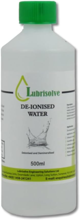 500ml De-ionised/Demineralised Water