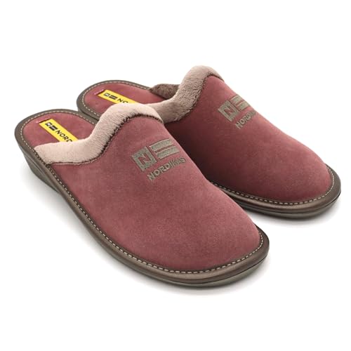 NORDIKAS - Zapatillas de casa Mujer TOP LINE 238 Afelpado Maquillaje