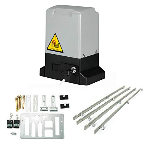 HOTSTORE Automatic Sliding Gate Opener - Sliding Gate Motor - Driveway Gate Opener