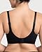 HSIA Bras for Women Minimizer Full Coverage Plus Size Tshirt Convertible Bra Unlined Underwire Seamless Cups with Mesh Black 38DDD