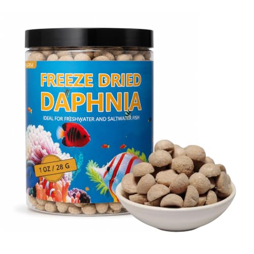 Freeze-Dried Daphnia Fish Food 1 oz