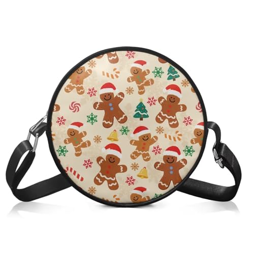 Coldinair Dog Paw Shoulder Bag for Women Leather Crossbody Shoulder Handbags Circle Crossbody Purse Small Tote Satchel2