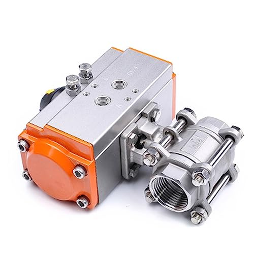Vanne à bille pneumatique Q611F-16P 1 pouce en inox 304 à double effet - 4