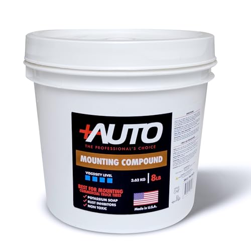 +AUTO Mounting Compound - Heavy Duty Tire Mounting Lube - 8 lb Bucket - Made in USA