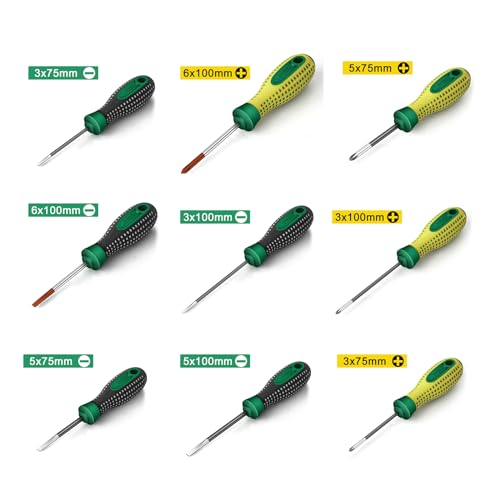 Tournevis à usage industriel de haute résistance pour fixations difficiles - 8