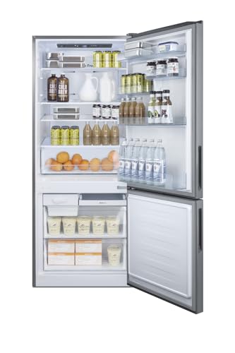 Summit Appliance FFBF279SSX 28" Wide Bottom Freezer Refrigerator, Interior LED Lighting, Stainless Steel Doors, 14.6 cu.ft Capacity, No-frost Operation, Digital Temperature Control on Fridge.com