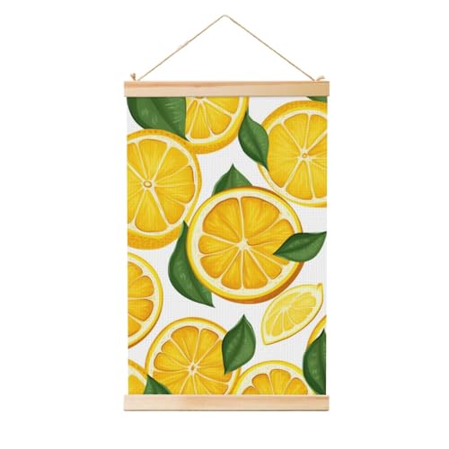 Peinture murale fruits de citron impression toile haute définition