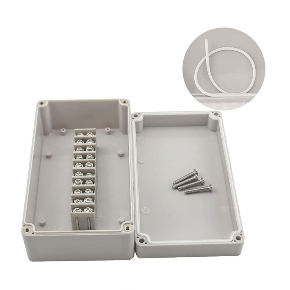 Scatola di giunzione impermeabile Ip66, scatola di giunzione esterna 25a 600v, scatola di giunzione impermeabile in plastica, scatola di giunzione esterna per cavo di alimentazione, scatola di