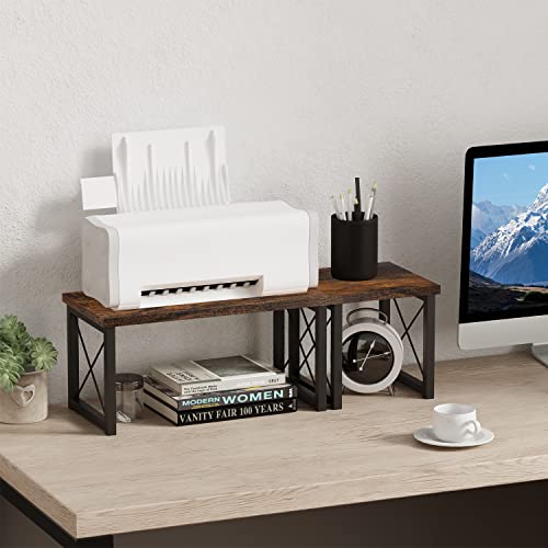 Yinmit Spice Rack Organizer For Pantry, 2 Tier Kitchen Counter Shelf, Creative Wood Desktop Shelf, Perfect Countertop Corner Shelf Organizer For Kitchen, Pantry, Office, Bathroom #TOP5