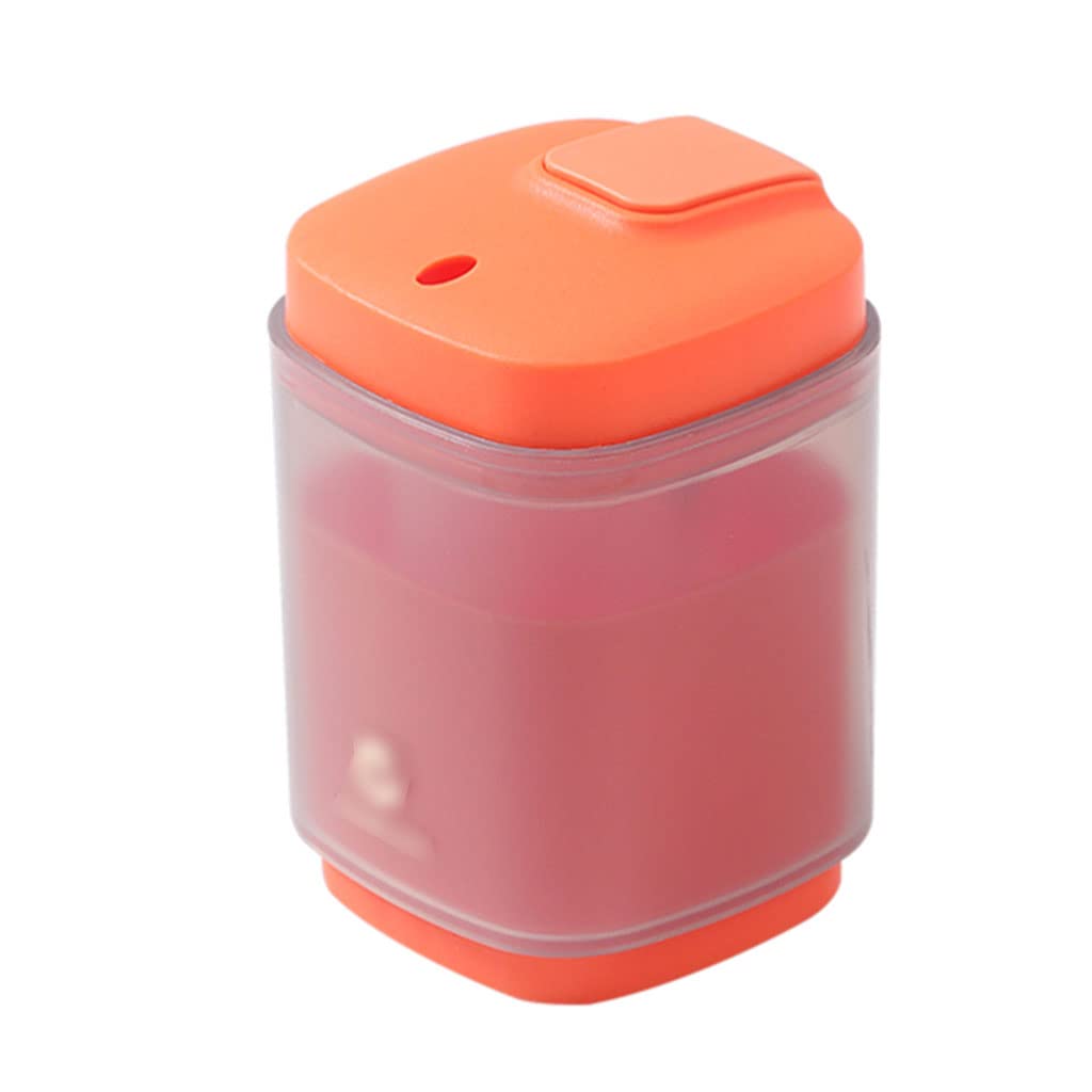Wdwdw Red Toothpicks Dispenser Toothpick Box Fashion Press Type Holder Plastic Desktop Automatic