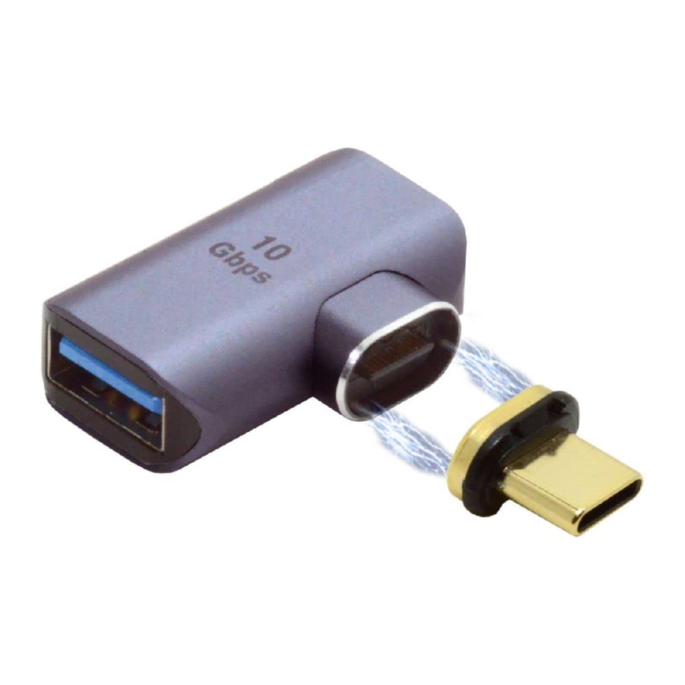Adaptador Magnético USB C Conector Tipo C Recto Con Carga PD 140w Adaptador De Cable De Carga Magnetico Usb C A C Conector Convertidor De Carga Rapida Usb C 5a 28v Pd Para Anggrek Otros