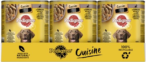 Pedigree Hundedosenfutter - Verschiedene Geschmacksrichtungen 12x800g (12x800g, Kaninchen und Karotten)