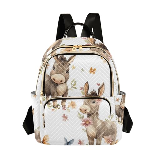 Sac à dos femme motif âne mignon pour organiser toutes vos affaires