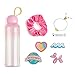 Lucky Fortune Magic Series - Reusable Water Bottle, Stickers, Lucky Bracelet, & Scrunchy - Lucky H2O Water Bottle for Teens