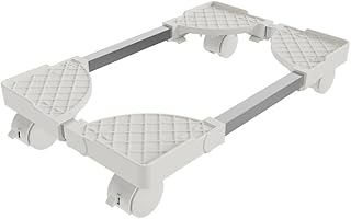 Soporte para CPU Soporte for PC de piso con ruedas giratorias, soporte for CPU ajustable y móvil, soporte for PC que se adapta a la mayoría de las carcasas de PC Soporte de torre para PC(Blanco)