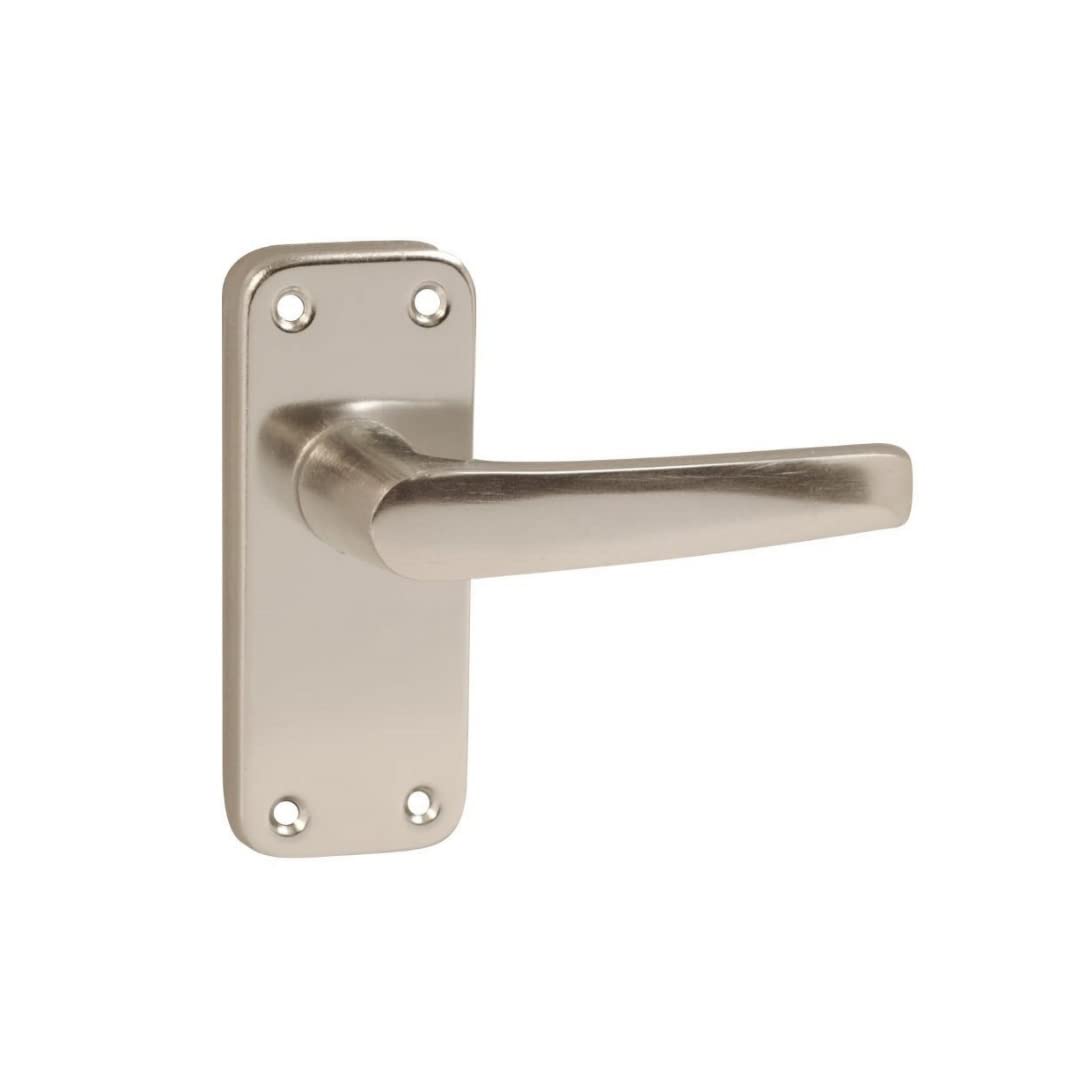 Vibe Stafford Door Handle On Polished Aluminium Door Handle Stafford On Polished Aluminium For Internal Doors