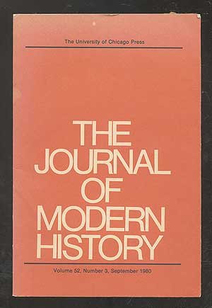 Journal of Modern History: Volume 52, Number 3, September 1980: unknown author: Amazon.com: Books