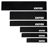 Dimensiones de la protección: Contenido: 1 x 27 x 5,5 cm, 1 x 22 x 5 cm, 1 x 22 x 3,5 cm, 1 x 16 x 3,5 cm, 1 x 15 x 3,5 cm, 1 x 12 x 3 cm. Cuchillo no incluido.