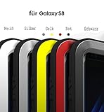 Galaxy S8 Plus Hülle (Rot), [Wasserdichte / Stoßfest / Staubdicht Handyhülle] CNC Aluminum Gehäuse Back Cover für SAMSUNG Galaxy S8 Plus Schutzhülle Metall Bumper Shockproof Outdoor Case Rundumschutz Schale -wowaswill - 3