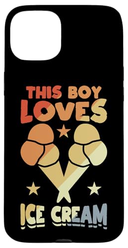 ���̏��N�̓A�C�X�N���[���������Ă��� �X�}�z�P�[�X iPhone 15 Plus �p