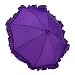 Galleria Kid's Ruffle Umbrella - Purple (Kids Ruffle-Purple)