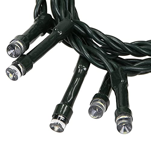 ECD Germany LED Cluster Lichterkette Extra Warmweiß 1500 30m 8 Programmen, IP44, für Innen und Außen, Clusterlichterkette Büschellichterkette Weihnachtsbaum Weihnachtsbeleuchtung Deko Weihnachten