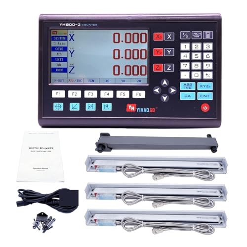 LIAMOS Set Completo 3 Ejes LCD Digital con 3 Escalas Lineales 0-1000mm miniatura 1