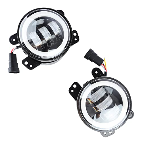 Feu de brume LED 4 pouces remplacement étanche coque aluminium longue durée
