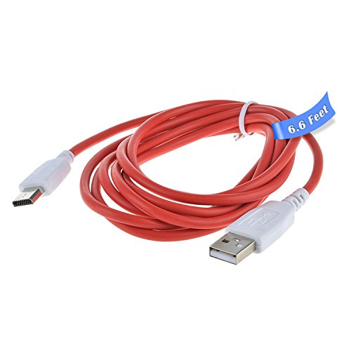 PwrON 6.6FT Charger Power Cable for Fuhu Nabi DreamTab DMTab Touch Screen HD 8" Tablet