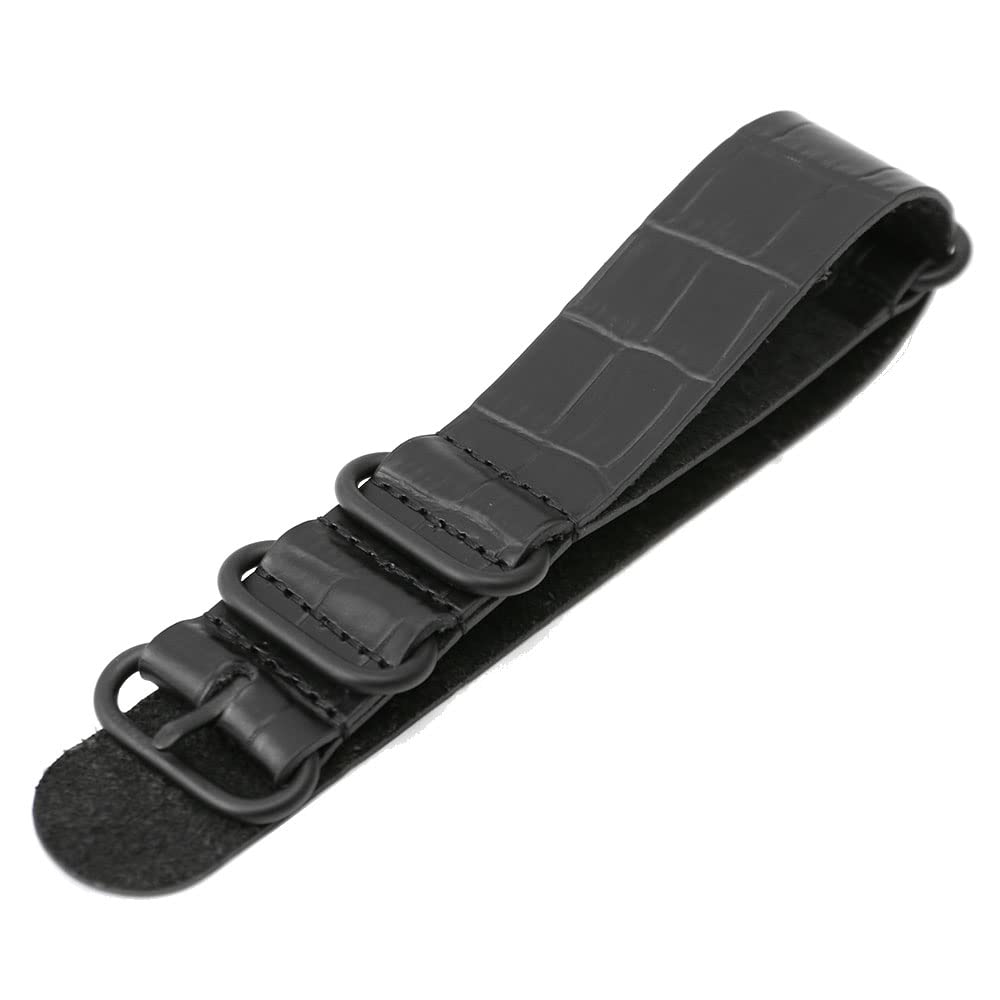 Amazon.co.jp: [MOD] CROCO ZULU STRAP バンド 交換 ベルト 替えバンド