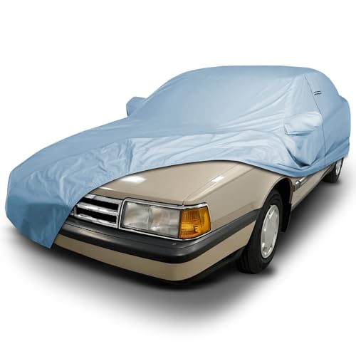 Image of iCarCover Premium Car Cover for 1990-1992 Dodge Monaco Heavy Duty Waterproof All-Weather Automobiles Custom Fit Indoor Outdoor UV Snow Protection Covers with Straps and Bag