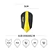 Harrows Retina | Premium Extra Strong 100 Micron Dart Flights in Slim Shape, 5 Sets of 3 Flights, 15 Flights In Total, Yellow