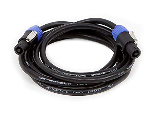 Monoprice 10ft 12AWG 2-conductor Speakon Type NL4FC Female to Speakon Type NL4FC Female Cable