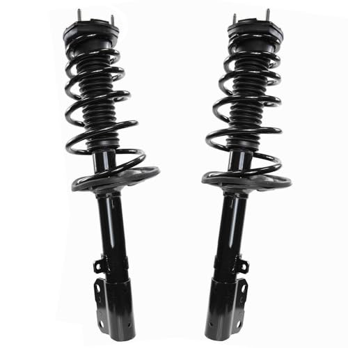 Image of Detroit Axle - 8pc Front Rear Struts Sway Bars for Toyota 2012-2017 Camry 4 Struts with Coil Spring Assembly 4 Sway Bar End Links 2013 2014 2015 2016 Replacement Suspension Kit