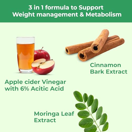 Image of Pure Nutrition ACV Apple Cider Vinegar Tablets | Control Craving | ACV Moringa for Weight Loss & Detox with Cinnamon, Wheat Grass & Spirulina for Enhanced Wellness | Rich in Antioxidants | Supports Weight Management, Detoxification & Immunity - 15 Effervescent Tablets