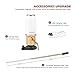 Winirina Electric Wine Aerator Dispenser Electric Smart Decanter Professional USB Rechargeable Wine Decanter With Upgraded Adjustable Stainless Steel Telescopic Connecting Tube Wine Gift for Mom Wife…