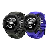 NotoCity for Garmin Instinct Band, Soft Silicone Replacement Watch Strap Compatible with Garmin Inst