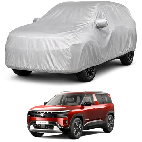 Image of Autofact Car Body Cover Compatible with Sierra 2026 | Custom Fit Car Cover | 100% Water-Resistant| Triple-Stitched Lightweight Fabric | Dustproof | Indoor & Outdoor Use | Elastic Bottom