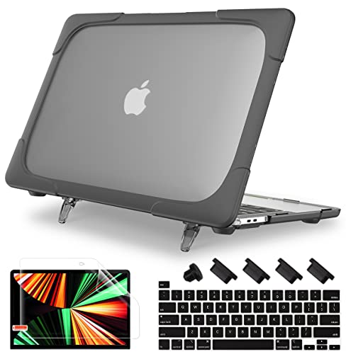 May Chen for MacBook Pro 16 inch Case 2019 Release A2141, Strong Case [Heavy Duty][Dual Layer] Hard Case Cover with Rubberized TPU Bumper for MacBook Pro 16
