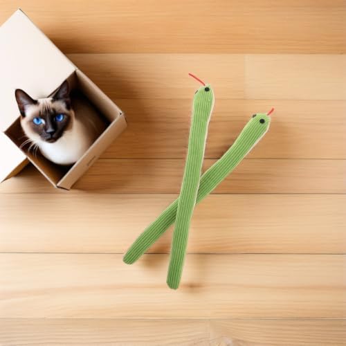 Serpiente para gatos pequeños CLISPEED juguetes de peluche para el hogar 7