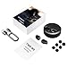 XIAOWU Wireless Earbuds, True Wireless Bluetooth Headphones Mini Sweatproof Sport Headsets in-Ear Noise Cancelling with Built-in Mic and Charging Case for iPhone iPad Android Smartphone