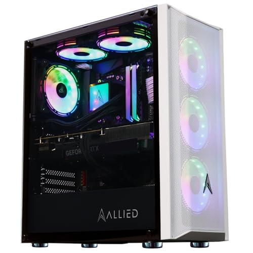 Allied Gaming Patriot Desktop PC: AMD Ryzen 5 3600, AMD Radeon RX 580 8GB, 16GB DDR4 3600MHz, 500GB SSD, B450M Motherboard, 550 Watt Power Supply, ARGB Fans, WiFi Ready