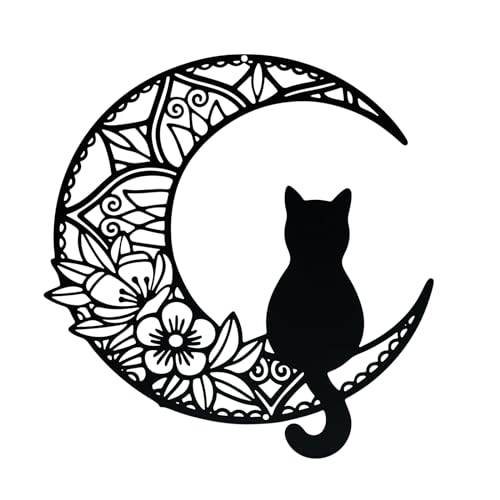 bowarepro 1 décoration murale en métal - Motif chat et...