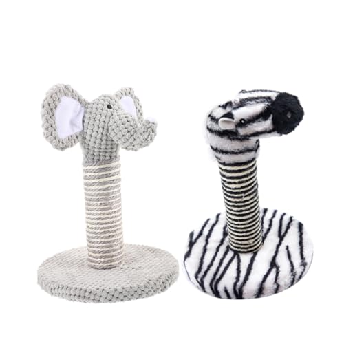 Set 2 Pzs Rascador Vertical para Gatos Pequeños Resistente miniatura 1
