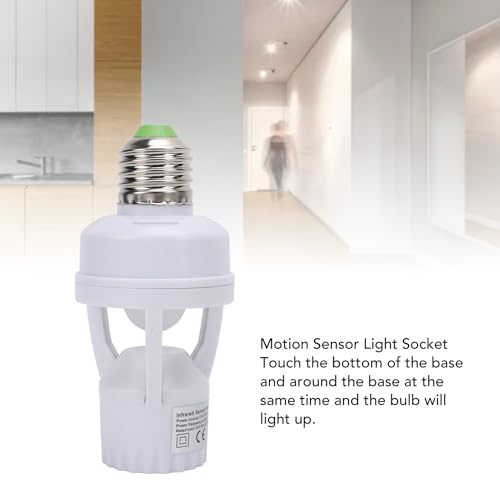 Douille détection de mouvement E27 automatique pour ampoule LED - 2