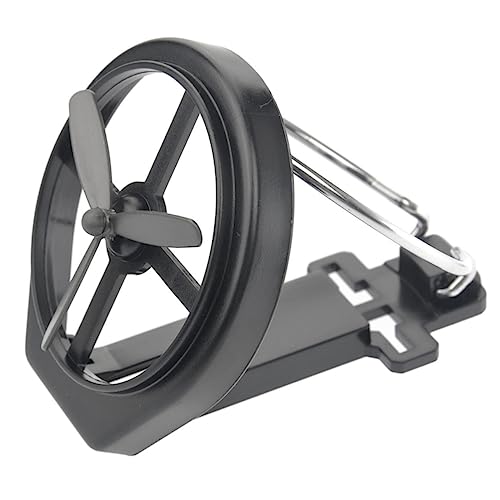 Portavasos para auto con ventilación y mini ventilador negro miniatura 6