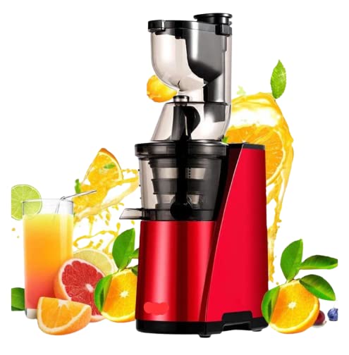 Professional Cold Press Whole Slow Juicer (Red)
