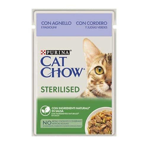 CAT CHOW STERILISED CORD SALSA 24X85GR