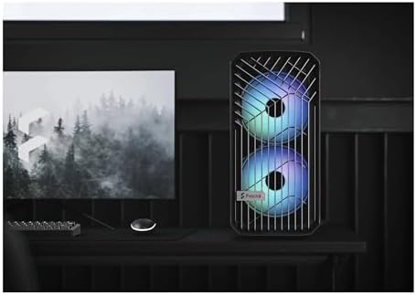 Fractal Design FD-C-TOR1C-02 Torrent Kompakt Rgb, Hafif Tonlu Temperli Cam Yan Paneller, Maksimum Hava Girişi İçin Açık Izgara, Mini - Görsel 2